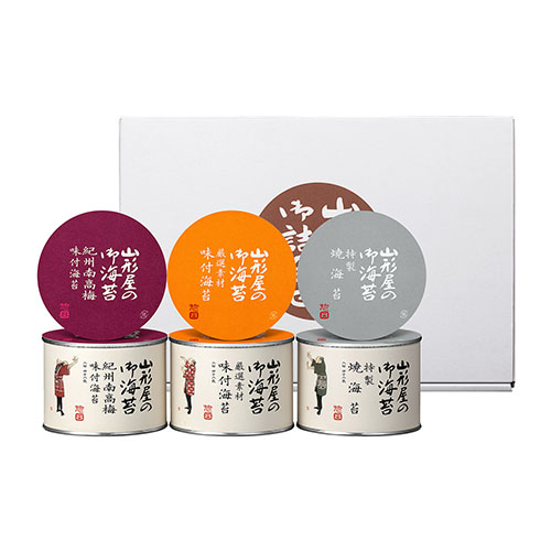 10000P海苔詰め合わせ3種6缶セット