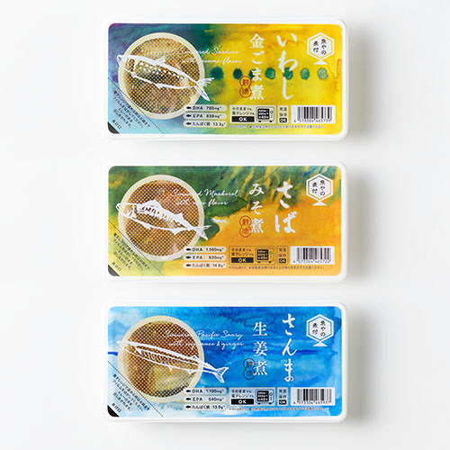 4000P 国産さかなの煮付３種セット(いわしの金ごまダレ・さんま・さば)