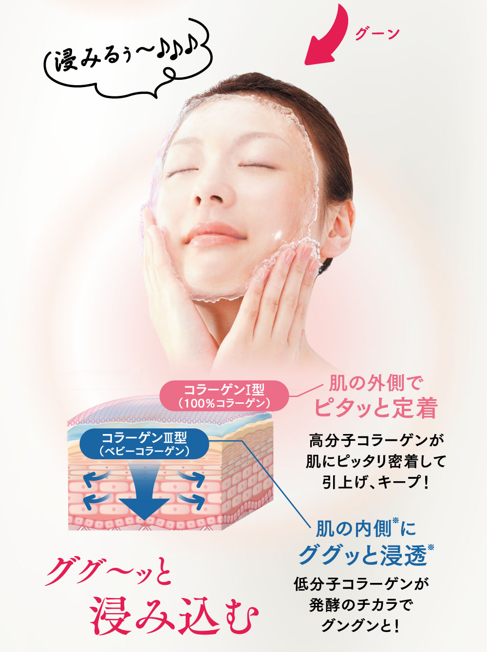 浸み込む
