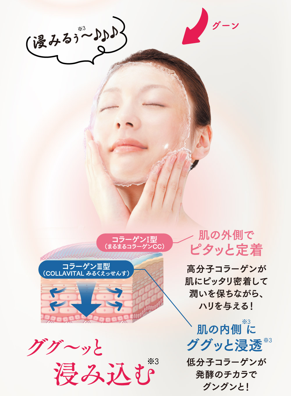浸み込む