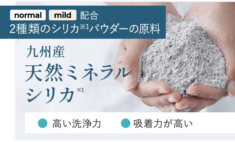 九州産天然ミネラルシリカ*1