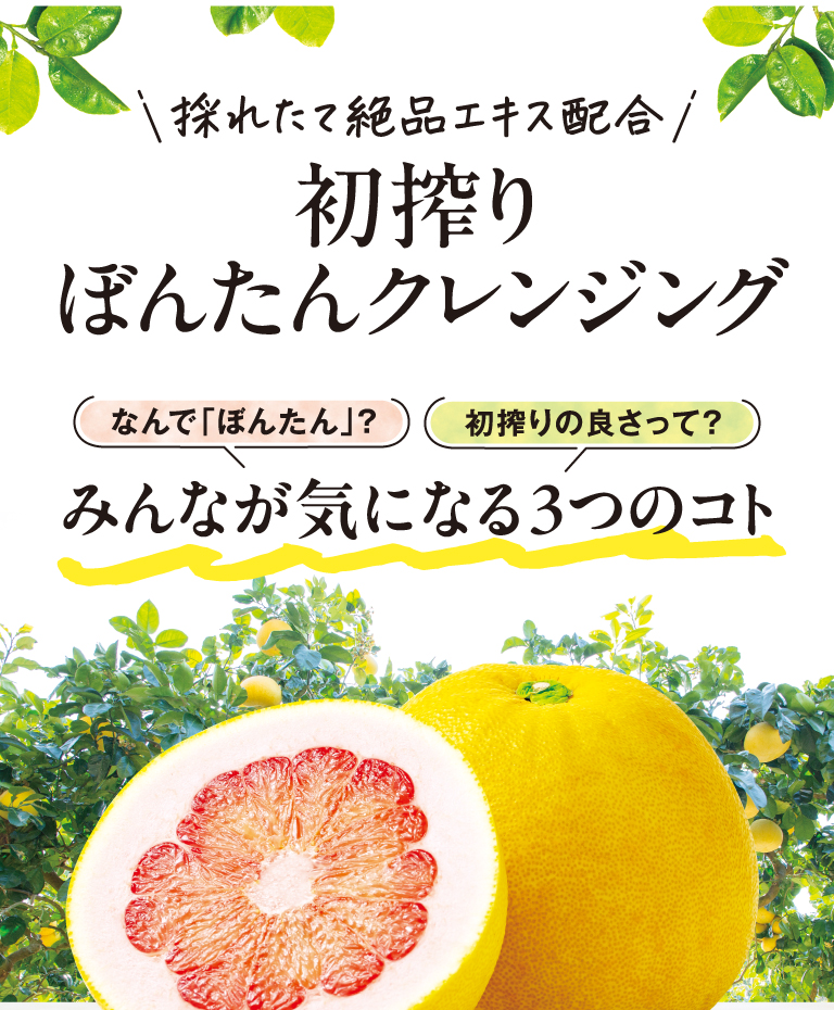 ぼんたんクレンジング