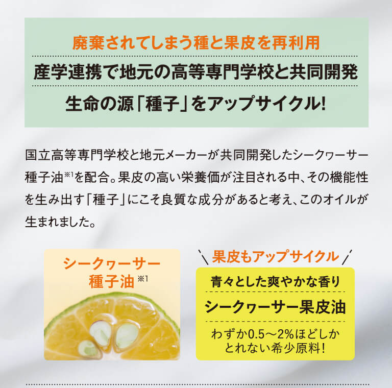 種子をアップサイクル