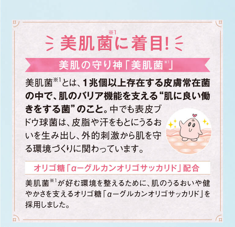美肌菌に着目