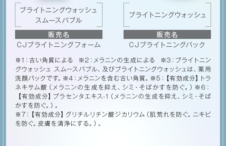 ブライトニングウォッシュスムースバブル