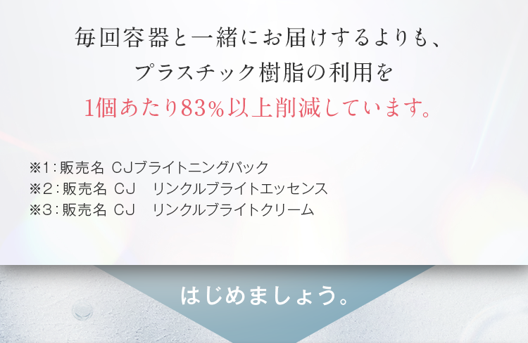 『ブライトニング ウォッシュ』は83.8％削減※2しています。