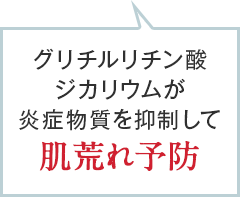 肌荒れをブロック
