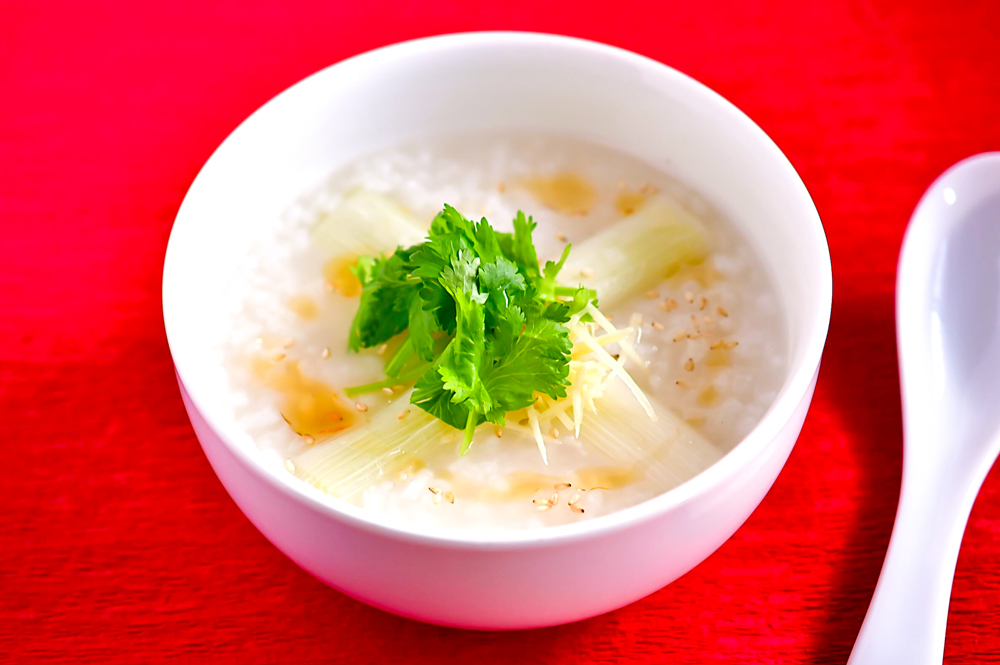 万能おだしで作る中華粥