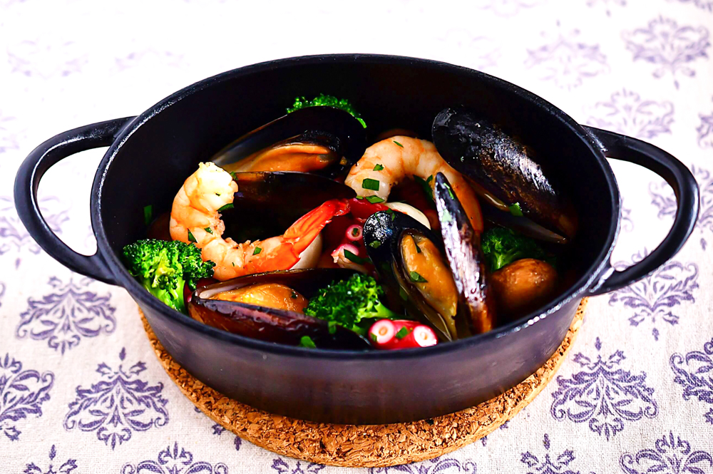 万能おだしのアヒージョ