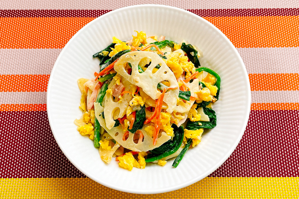 れんこんのデリ風だしマヨ和え