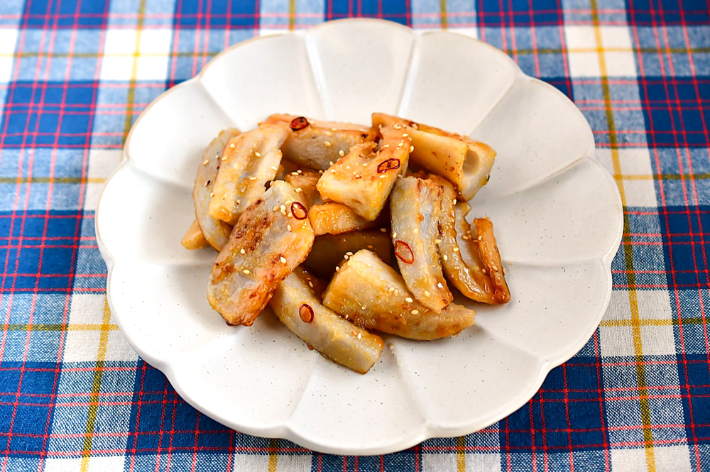 れんこんの甘酢炒め