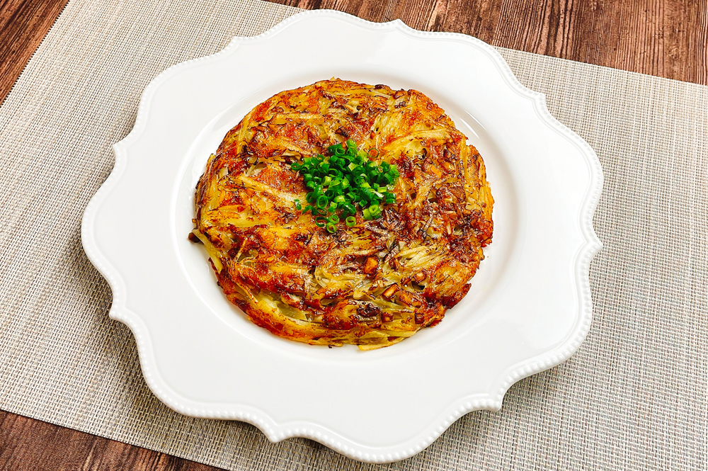 じゃがいもと舞茸のガレット