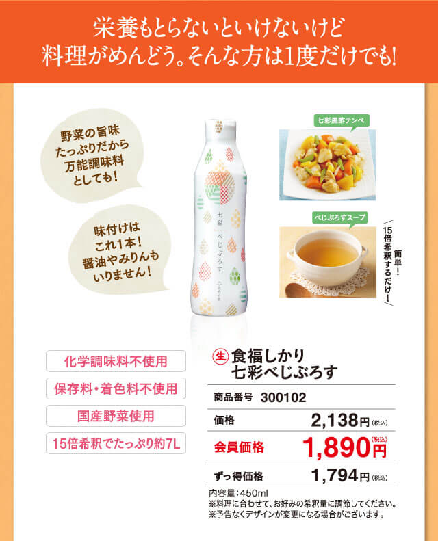 栄養もとらないといけないけど料理がめんどう。そんな方は1度だけでも！