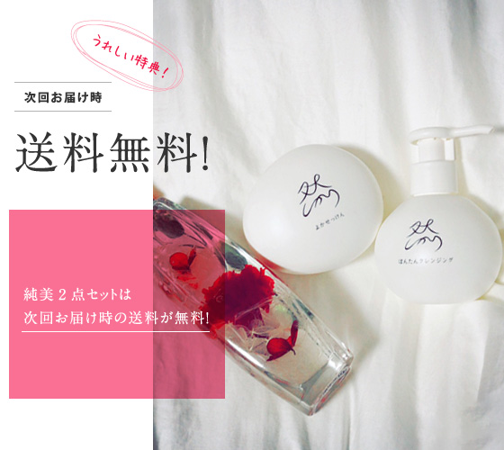 純美2点セットは次回お届け時の送料が無料！