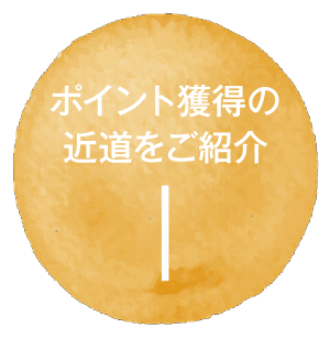 ポイント獲得の近道をご紹介1
