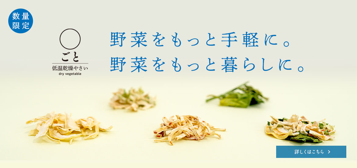 〇ごと乾燥やさい