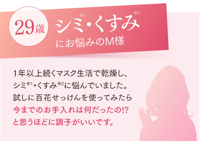 シミ・くすみにお悩みのM様
