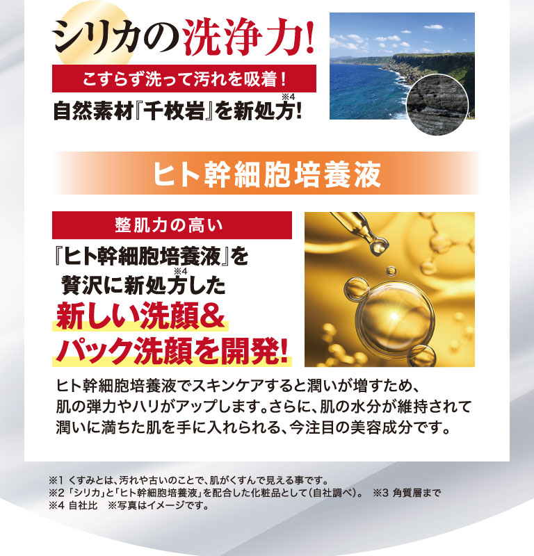シリカの洗浄力