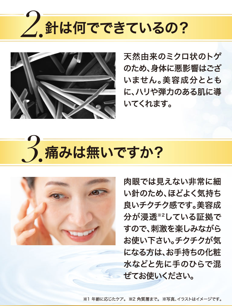 シリカ針でハリ肌2
