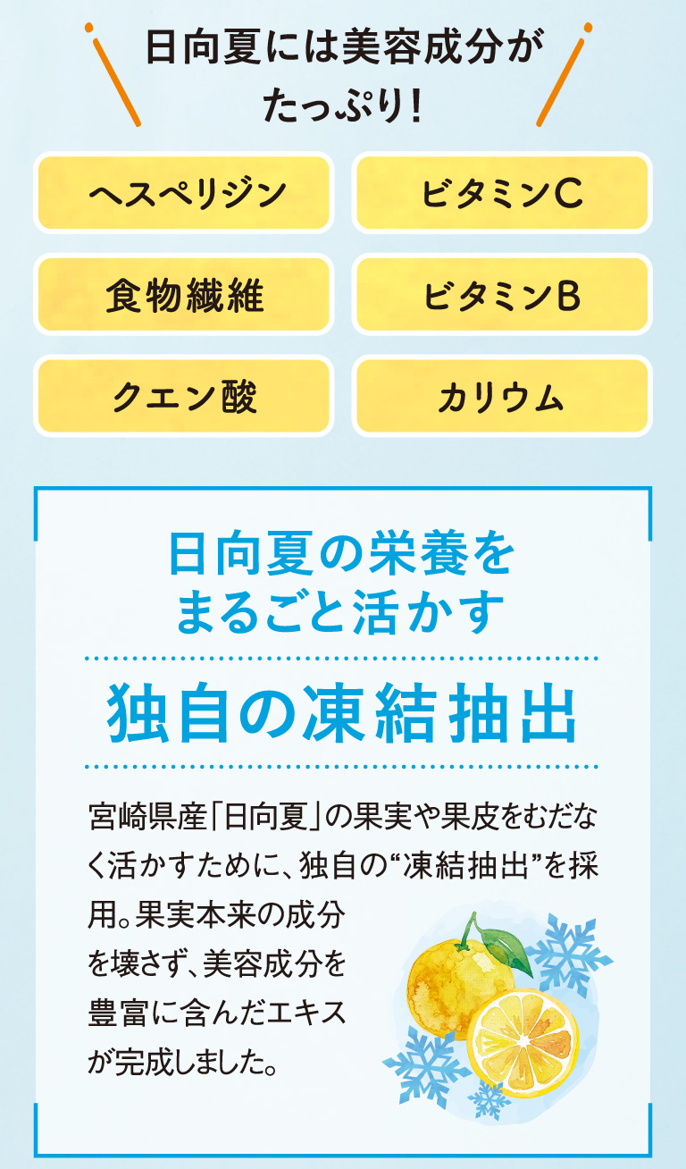 美容成分がたっぷり